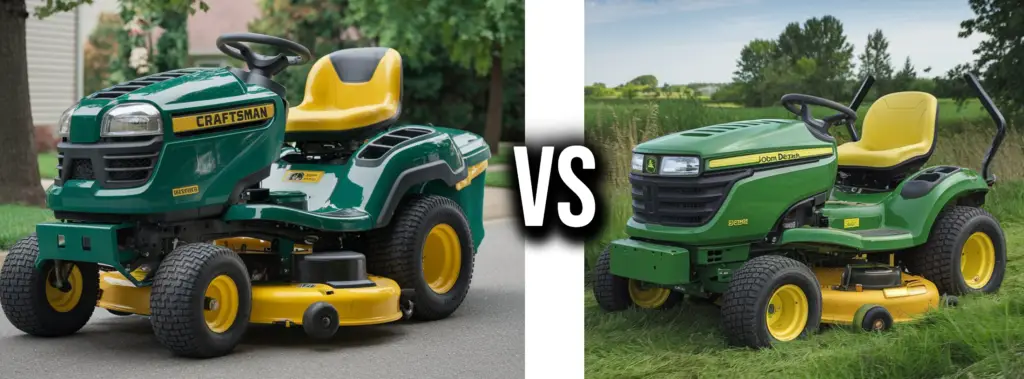 Craftsman vs John Deere Riding Mower Comparison