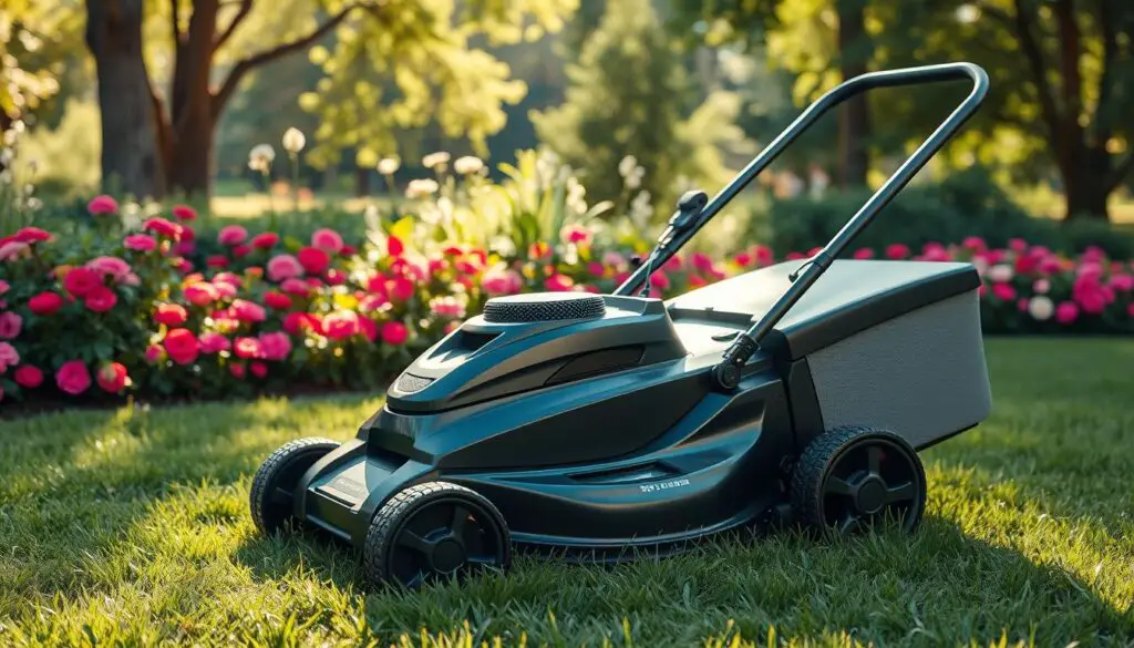 self-propelled lawn mower