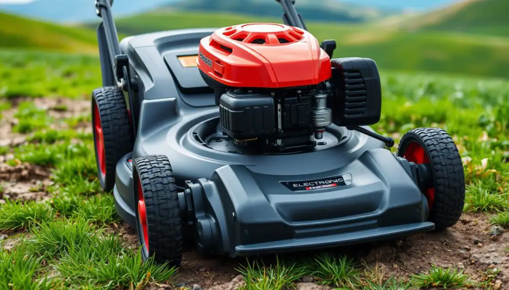 EFI engine lawn mower