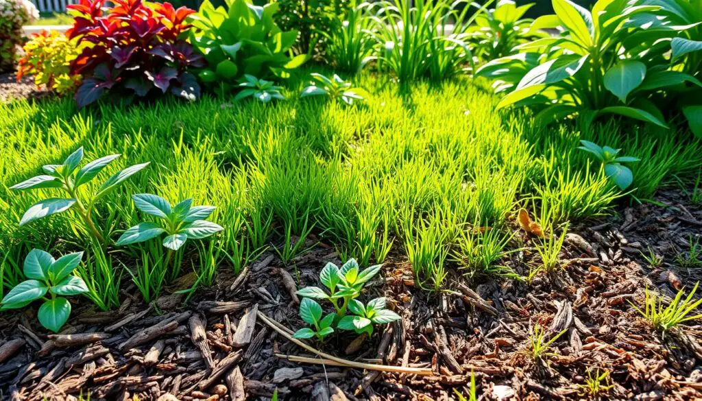 Lawn mulching benefits