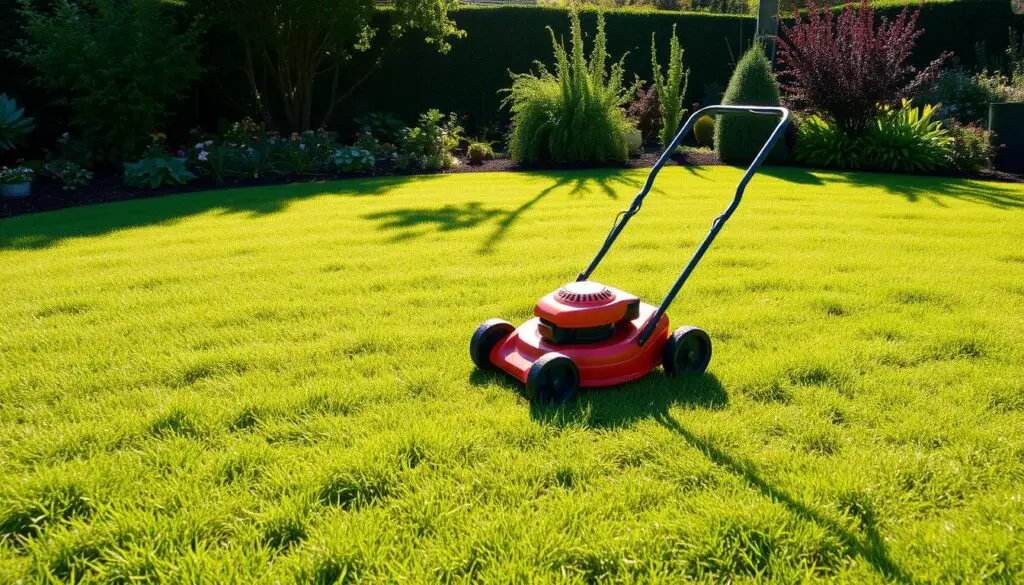 Mowing Lawn Safely