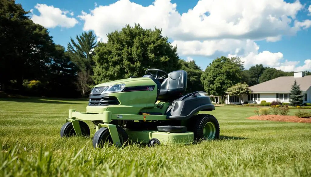gas-powered zero-turn mower