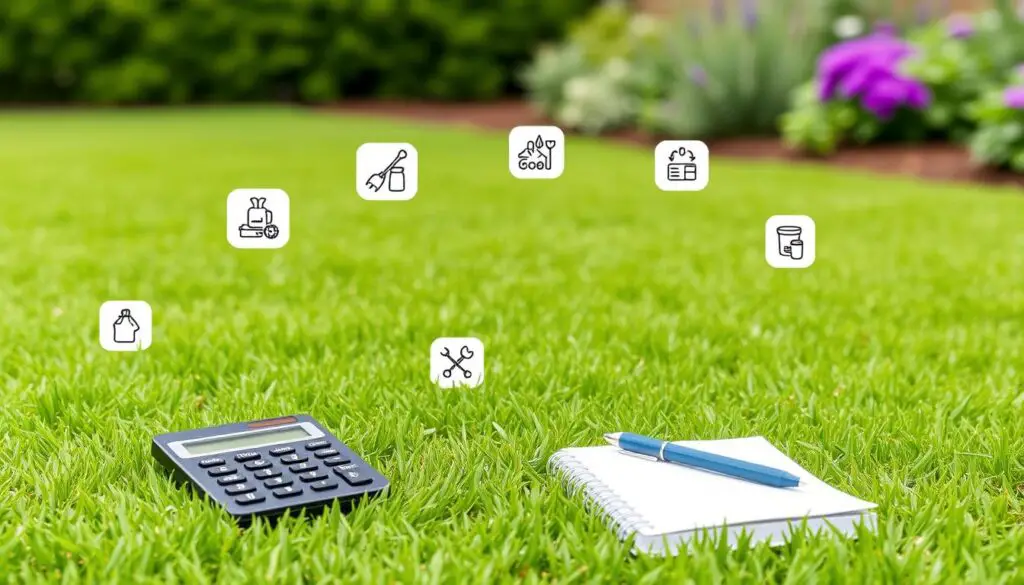 lawn care budget