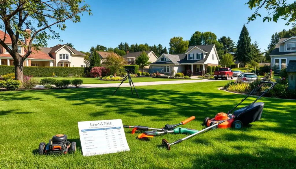 lawn care service costs