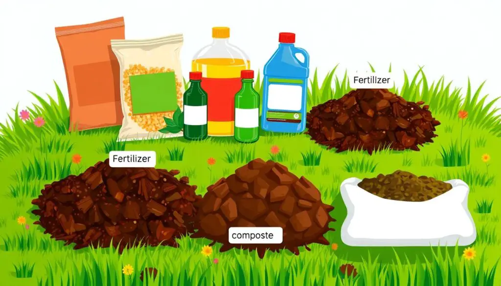 lawn fertilizer types