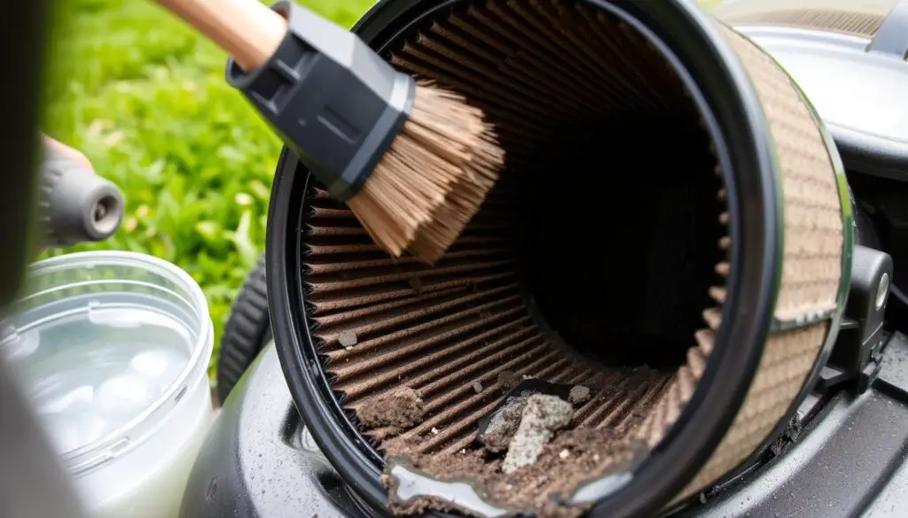 lawn mower air filter maintenance