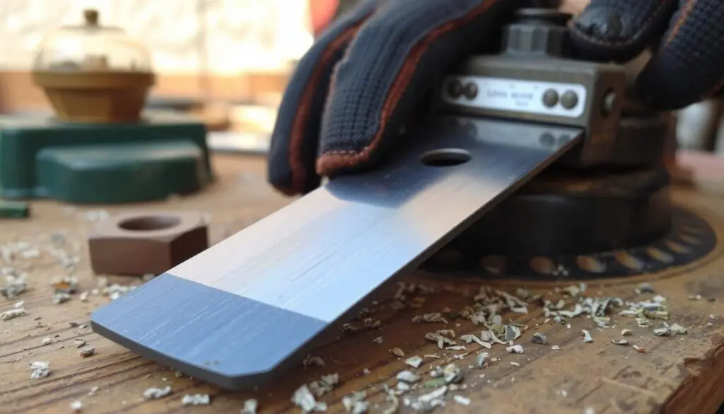 lawn mower blade sharpening