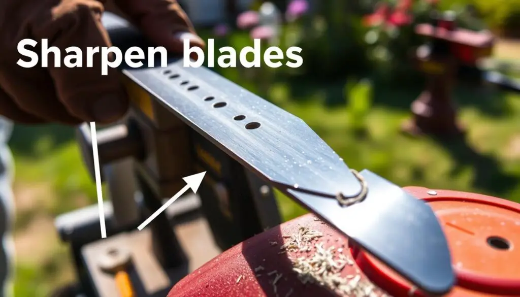 lawn mower blade sharpening