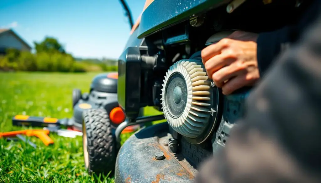 lawn mower maintenance