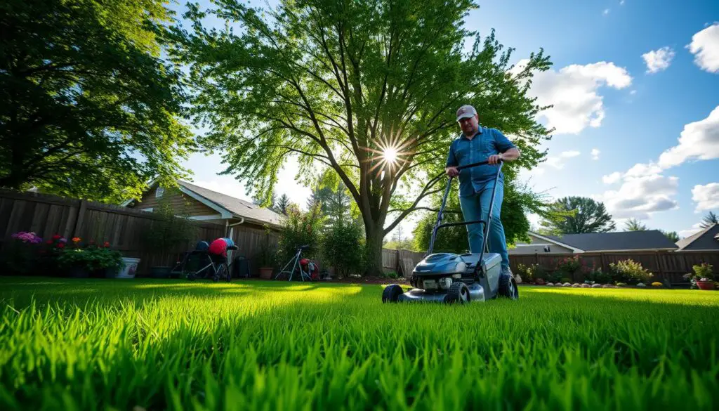 lawn mowing