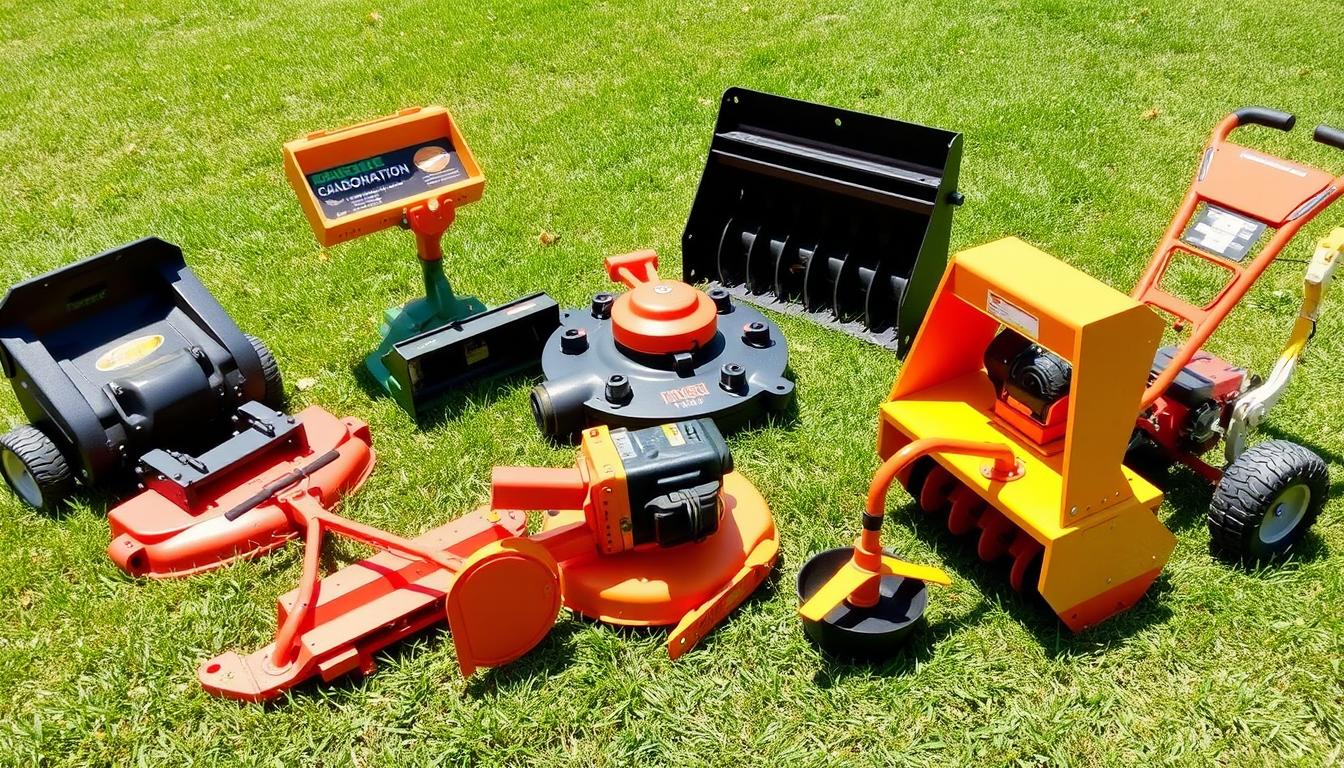How to use lawn mower attachments for different tasks