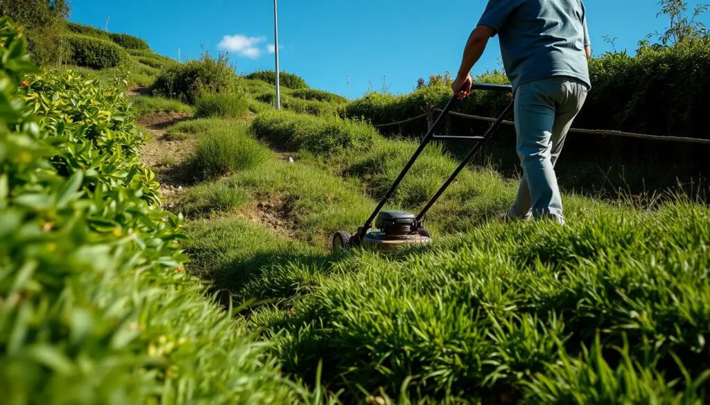 mowing in high elevations