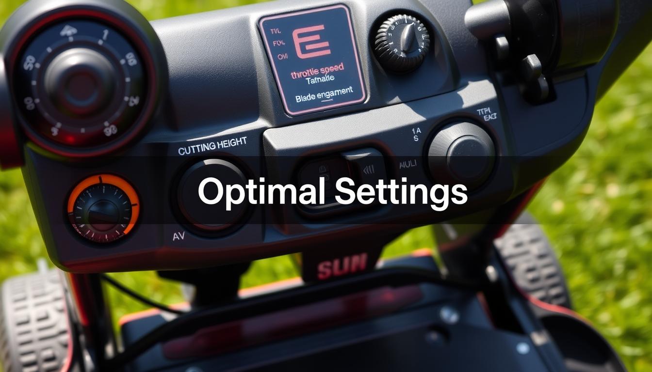 optimal lawn mower settings