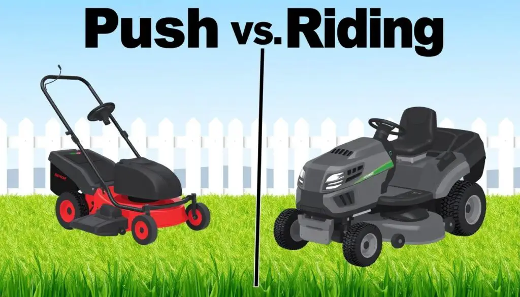 push vs riding mower push vs riding mower