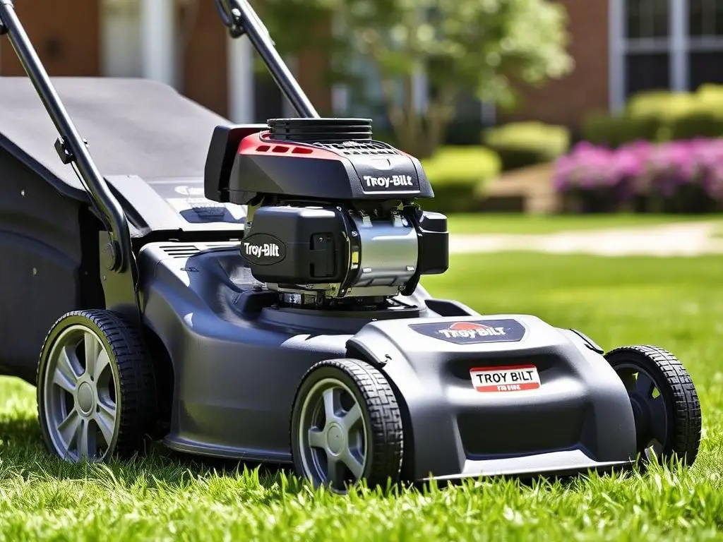 Troy-Bilt TB110 21-Inch Gas Push Lawn Mower for reliable summer lawn care