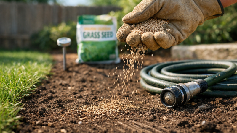 Planting Grass Seed in the Summer