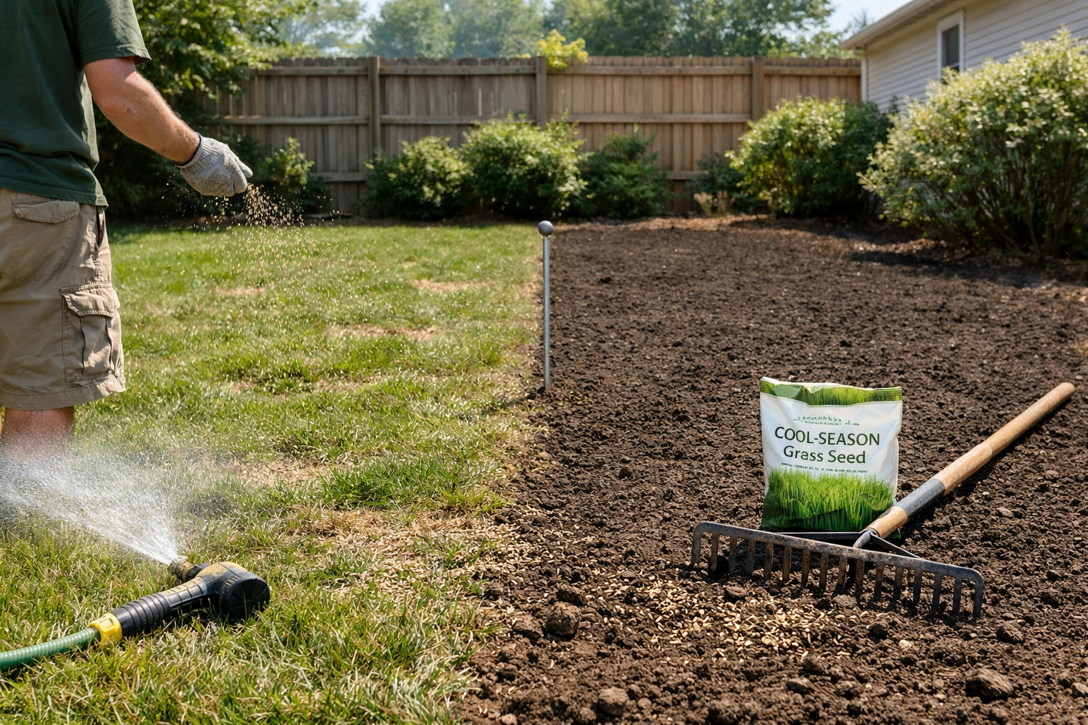 Overseeding an Existing Lawn vs. Starting Fresh in Summer
